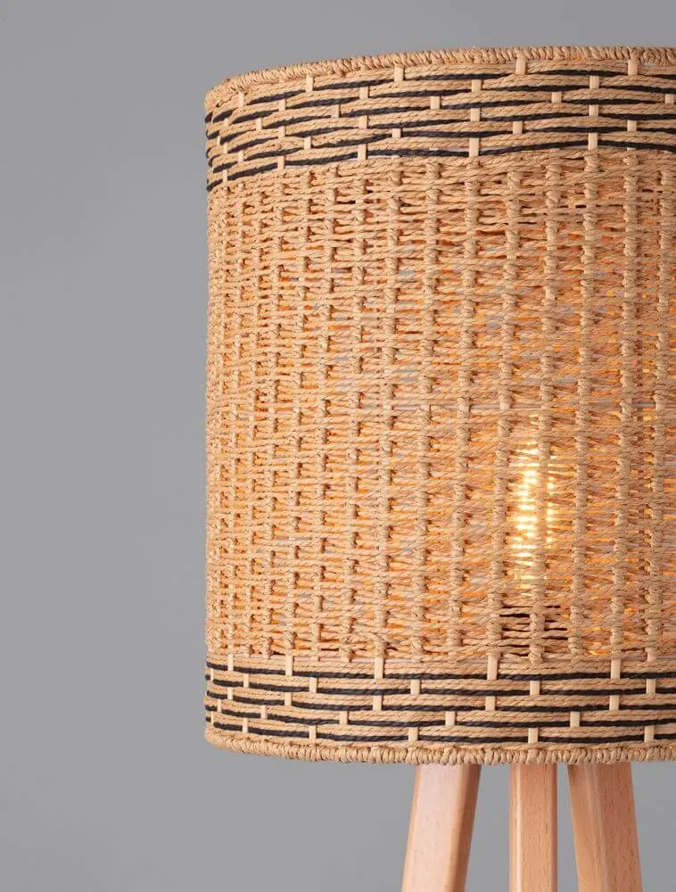 Plette Stehlampe Natur