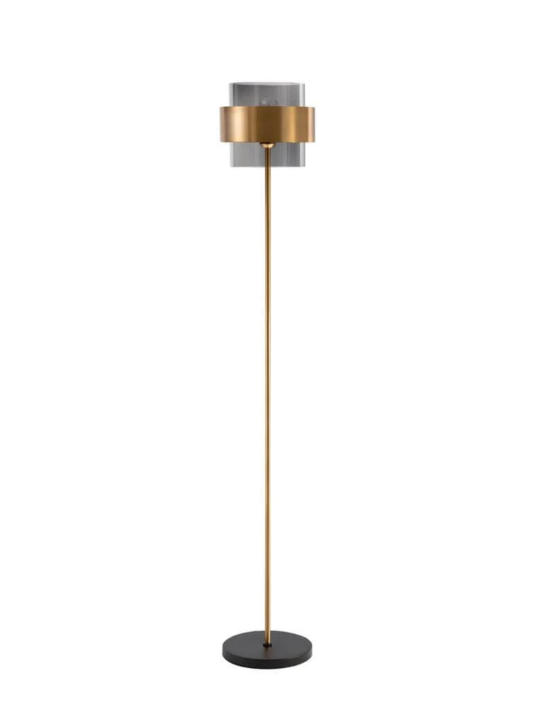 Sianna Stehlampe Gold, Rauch, Schwarz