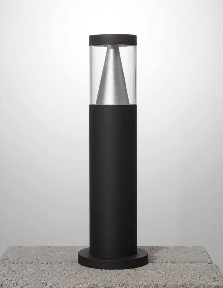 Rock LED Außenpollerleuchte 3000K Schwarz IP65