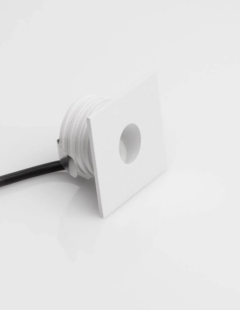 Passagio LED Außenwandeinbauleuchte Quadratisch Rund 3000K Weiß IP54