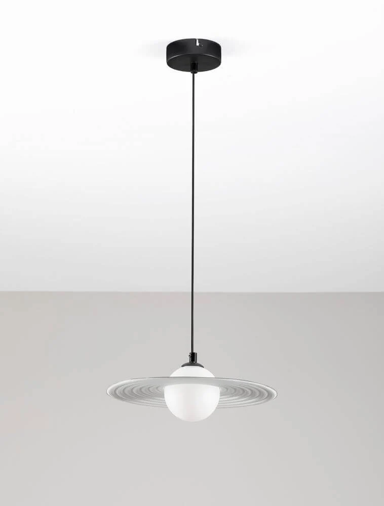 Reflet Pendelleuchte Schwarz, Weiß
