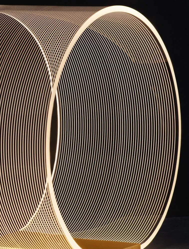 Valentin LED Tischleuchte Ø 28cm 3000K Gold