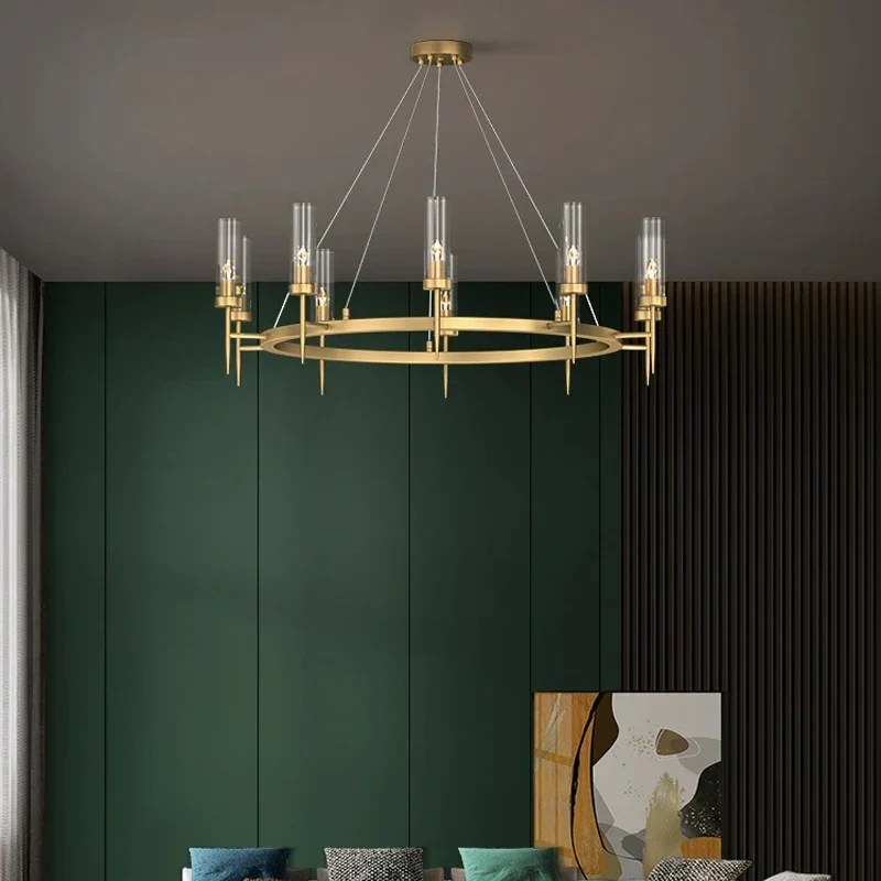 Orla Circle Bronze Pendant Light With Adjustable 50cm Cord By Euroselle