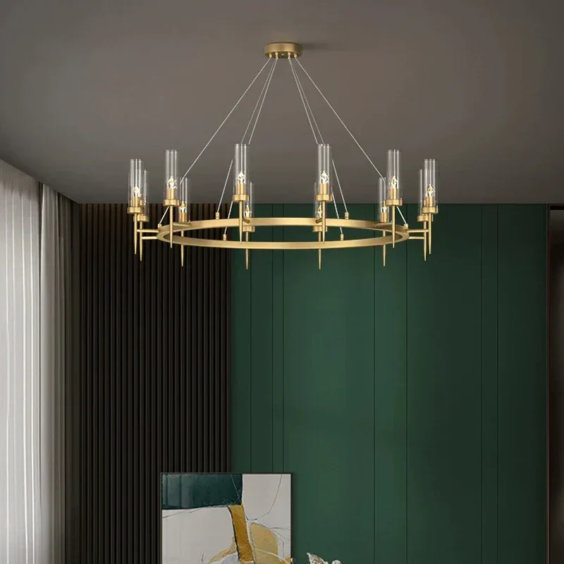 Orla Circle Bronze Pendant Light With Adjustable 50cm Cord By Euroselle