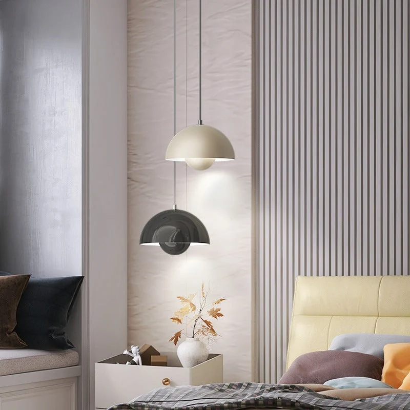 Auroraglo V2 LED Pendant Lamp With Flowerpot-Shaped Shade By Euroselle