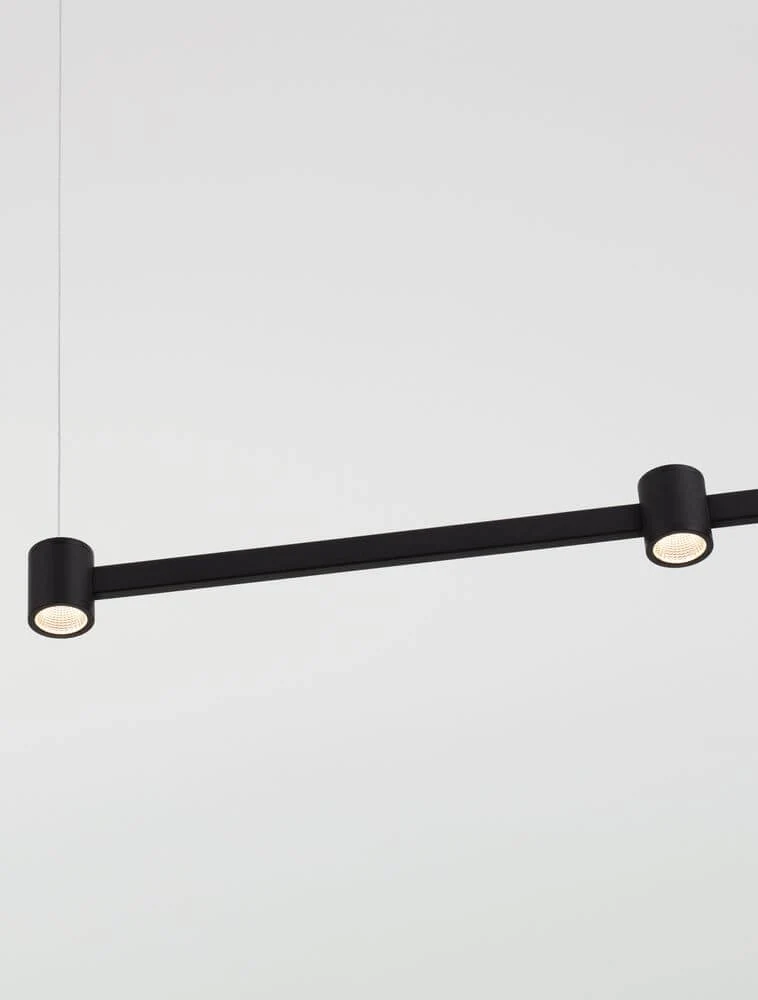 Puize LED Pendelleuchte 3-flammig 3000K Schwarz