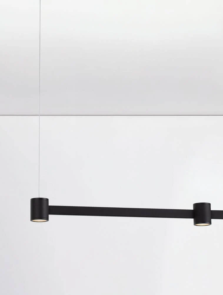 Puize LED Pendelleuchte 3-flammig 3000K Schwarz