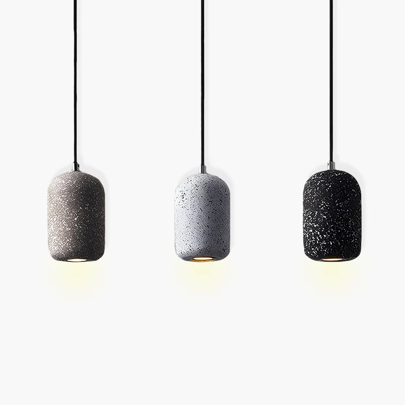Ferro Pendant Lights With Industrial Iron Finish By Euroselle
