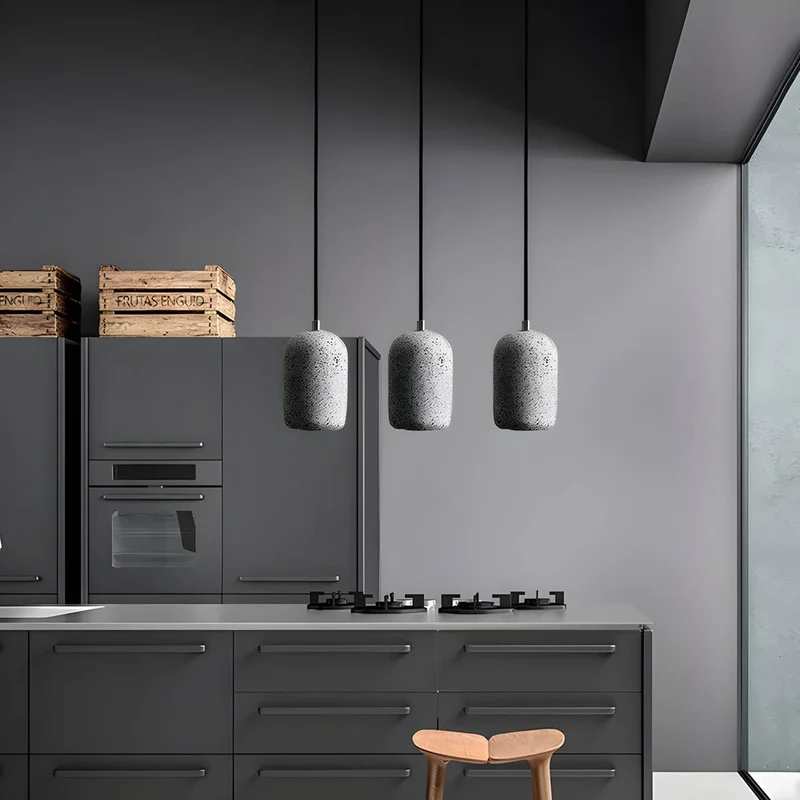 Ferro Pendant Lights With Industrial Iron Finish By Euroselle