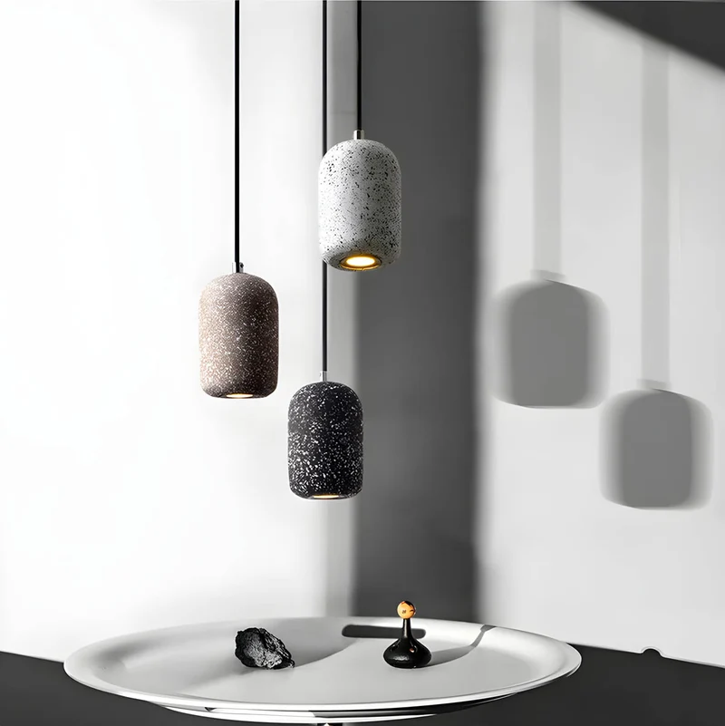 Ferro Pendant Lights With Industrial Iron Finish By Euroselle