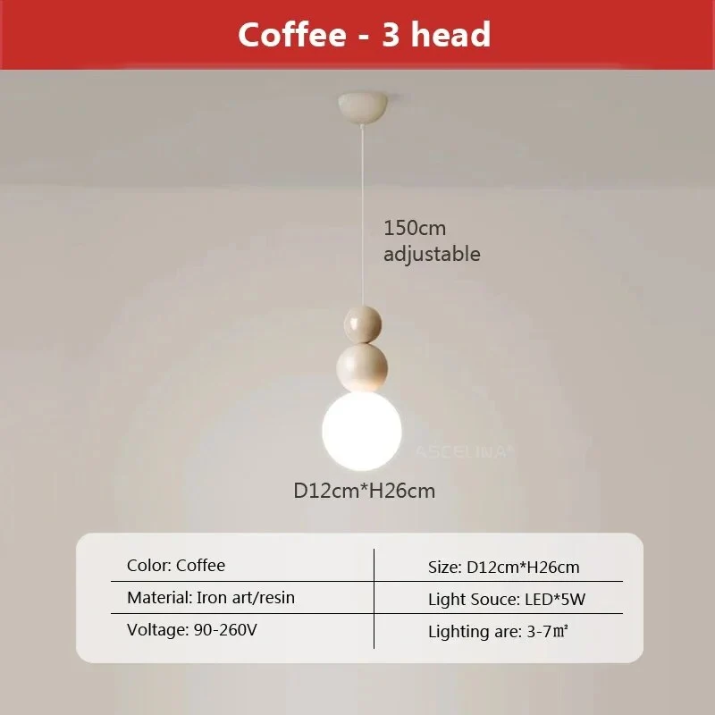 Elegant Calming OrbGlo Sphere Pendant Light By Euroselle