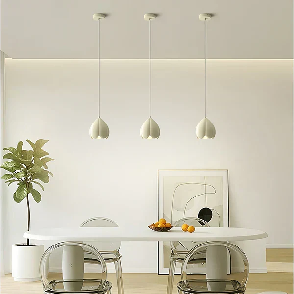 French Style Cream Pendant Lamp By Euroselle - Rustic Elegance For Your Home