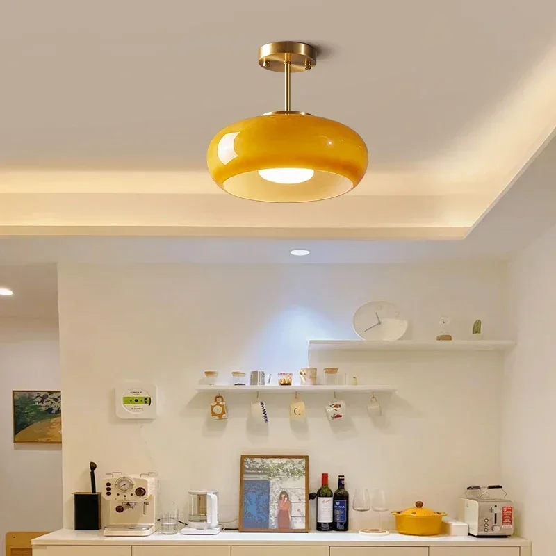 Euroselle Glass Light Modern Glass LED Pendant Lights