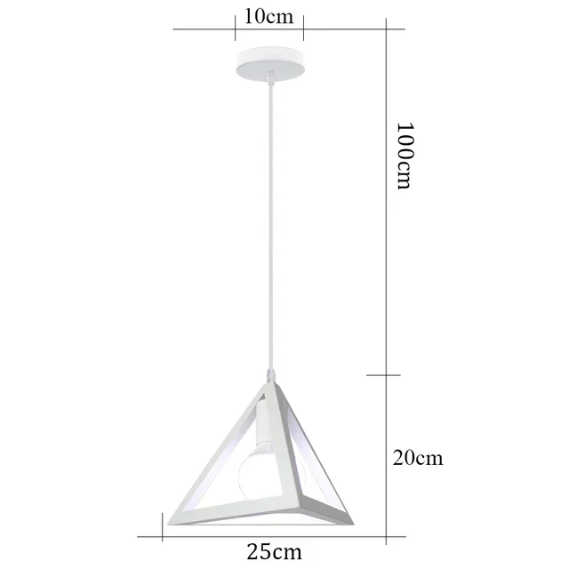 Euroselle IronAge Classic Iron Vintage Pendant Lamp