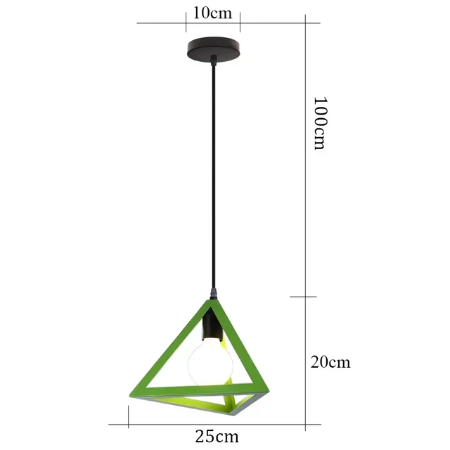 Euroselle IronAge Classic Iron Vintage Pendant Lamp