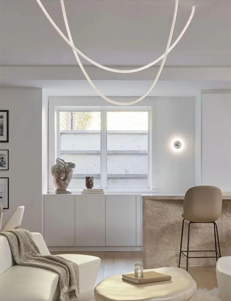 Vrimlo Loop Pendant Light With Chain Light By Euroselle