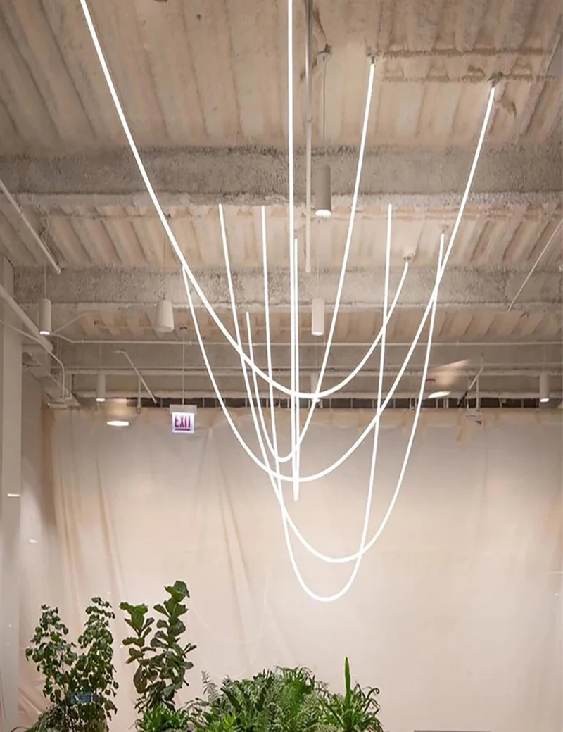 Vrimlo Loop Pendant Light With Chain Light By Euroselle