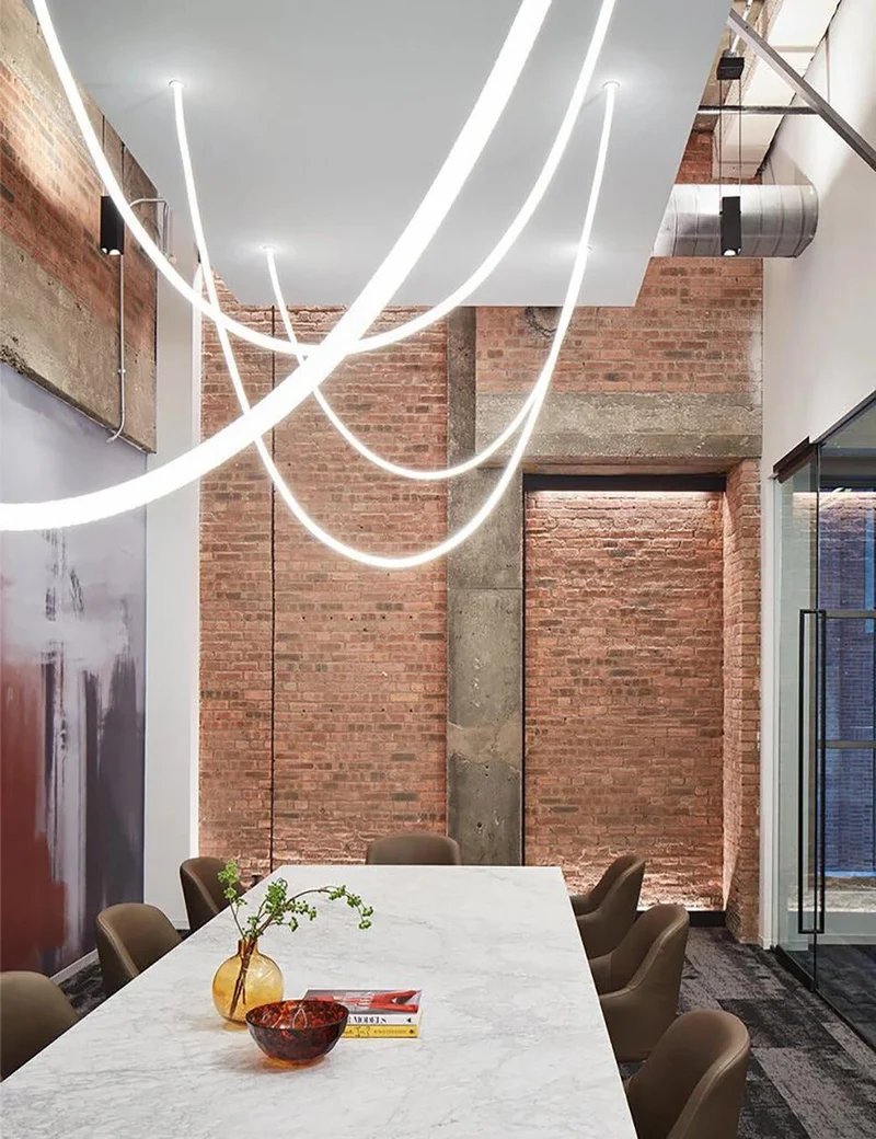 Vrimlo Loop Pendant Light With Chain Light By Euroselle