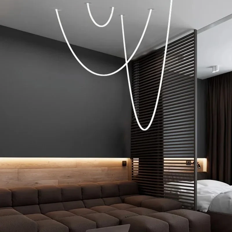 Vrimlo Loop Pendant Light With Chain Light By Euroselle