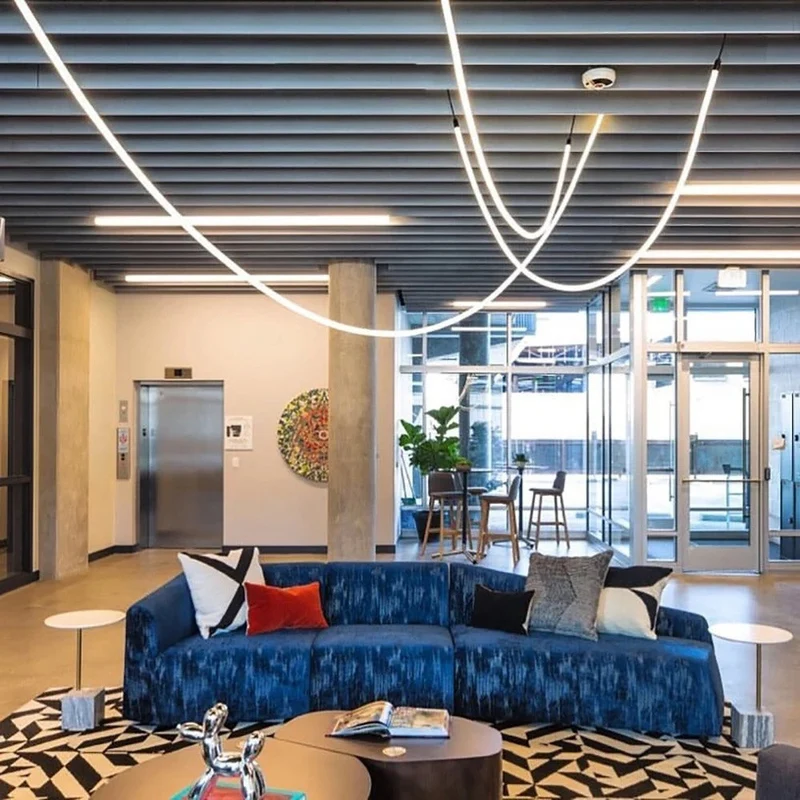 Vrimlo Loop Pendant Light With Chain Light By Euroselle