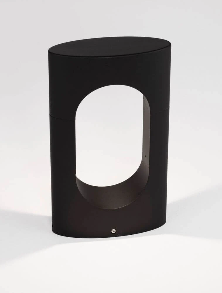 Portal LED Außensockelleuchte 3000K Schwarz IP54