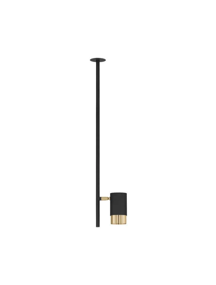Pongo Pendelleuchte Deckeneinbau 1-flammig Ø 5,9cm Schwarz, Gold