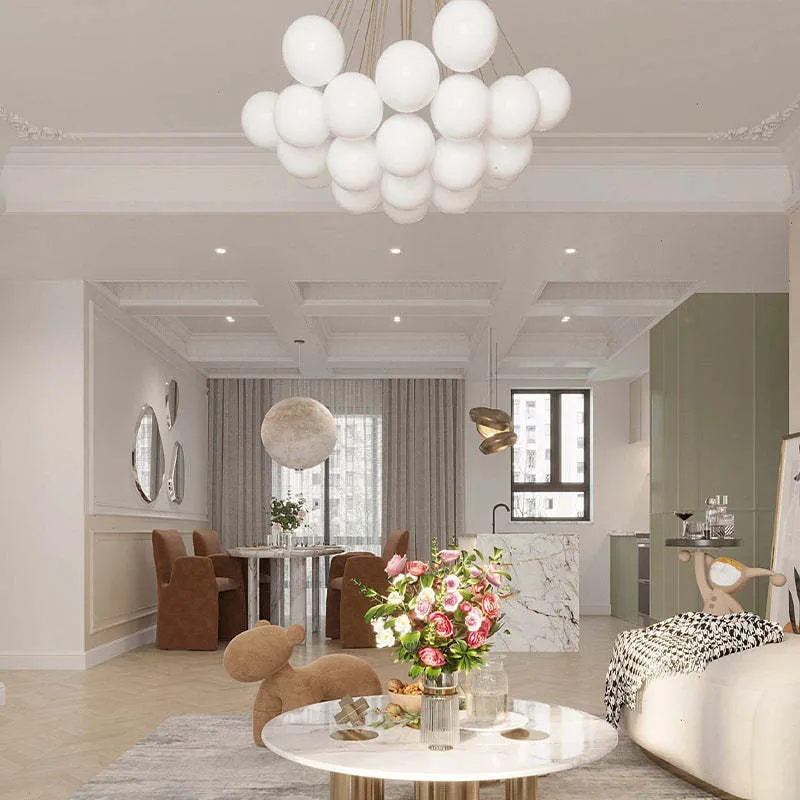 Glamora Design Pendant Lamp In Metal And Glass Euroselle