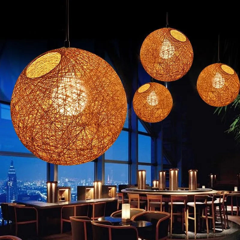 Euroselle Multicolored LED Pendant Ball Lights For Restaurant
