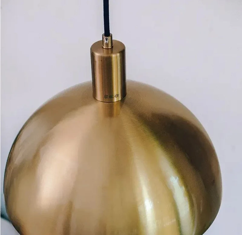Vrimlo Brass Pendant Ceiling Light LED By Euroselle