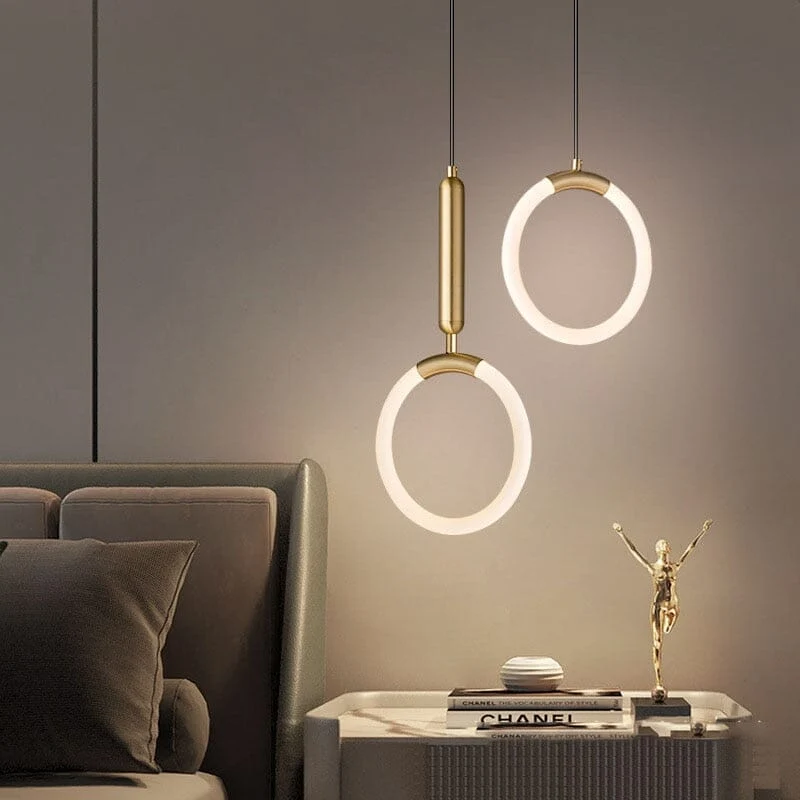 Euroselle Nordic Hoop LED Pendant Lamp For Modern Home Lighting