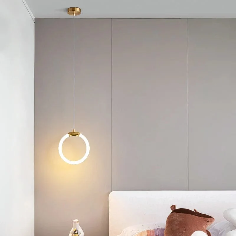 Euroselle Nordic Hoop LED Pendant Lamp For Modern Home Lighting