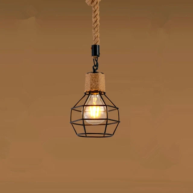 Rope Pendant Light By Euroselle Ceiling Light Fixture