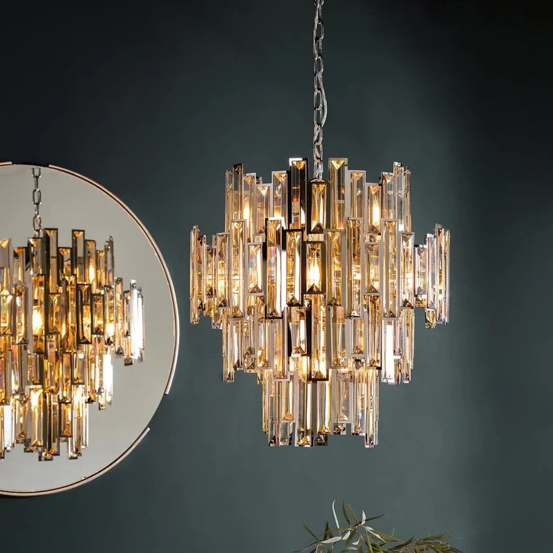 Princess Anne Pendant Euroselle Glass Prisms Chandelier