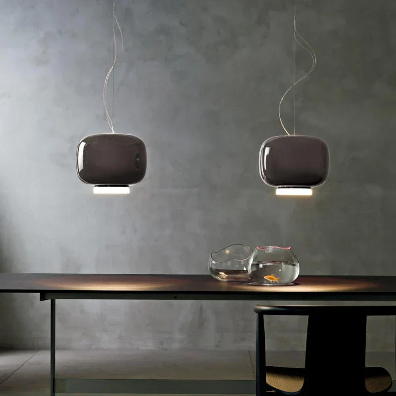LusterLuminaire Glass Pendant Lamps From Euroselle