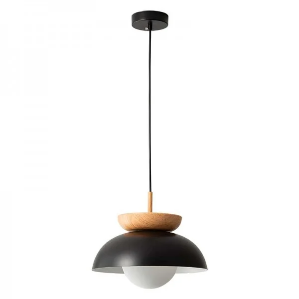 Nordic Pendant Light Made From Half-Wood By Euroselle