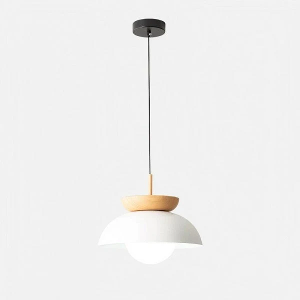 Nordic Pendant Light Made From Half-Wood By Euroselle