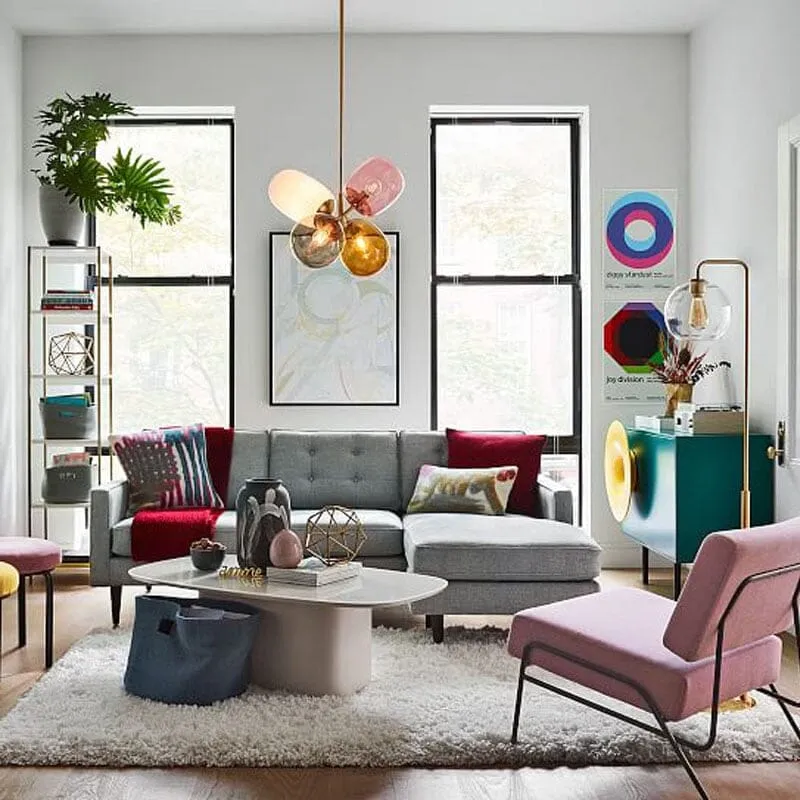 Postmodern Glass Pendant Light By Euroselle For Modern Home Decor