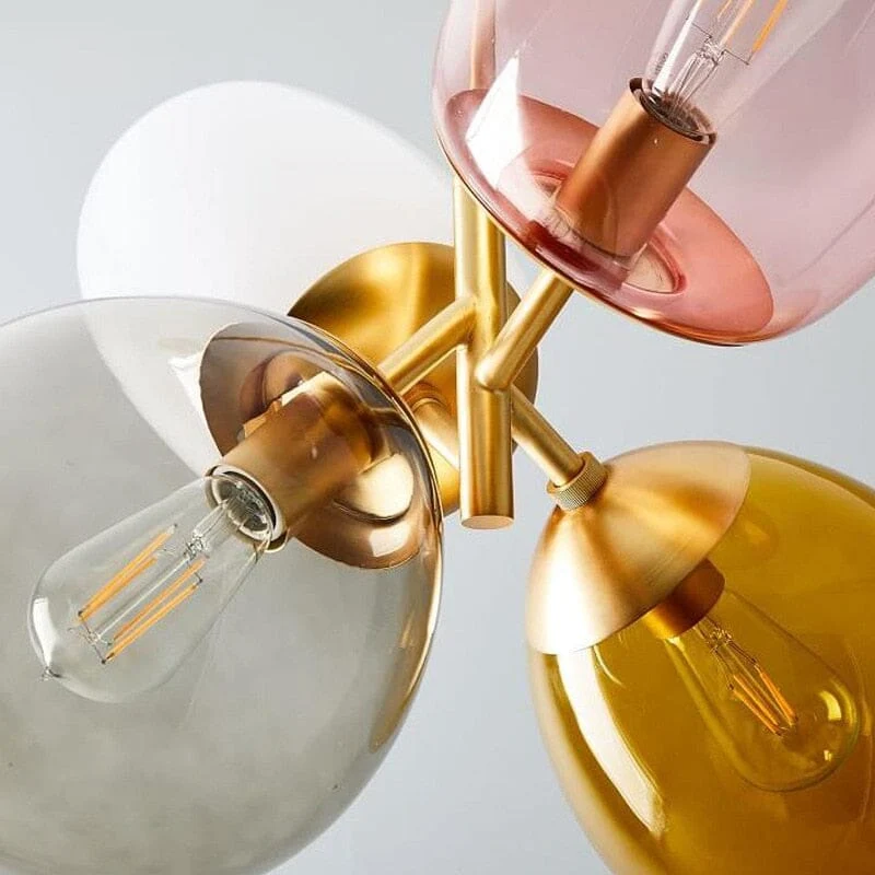 Postmodern Glass Pendant Light By Euroselle For Modern Home Decor