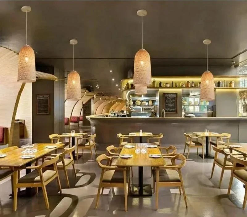 Euroselle Elegant Bamboo Pendant Lamp For Natural Home Ambience