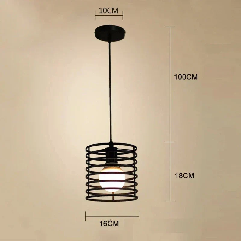 VintageEnthusiasts Retro Pendant Ceiling Light Euroselle