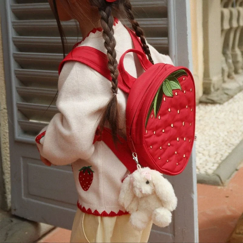 Taschenanhänger, cremefarbenes Kaninchen