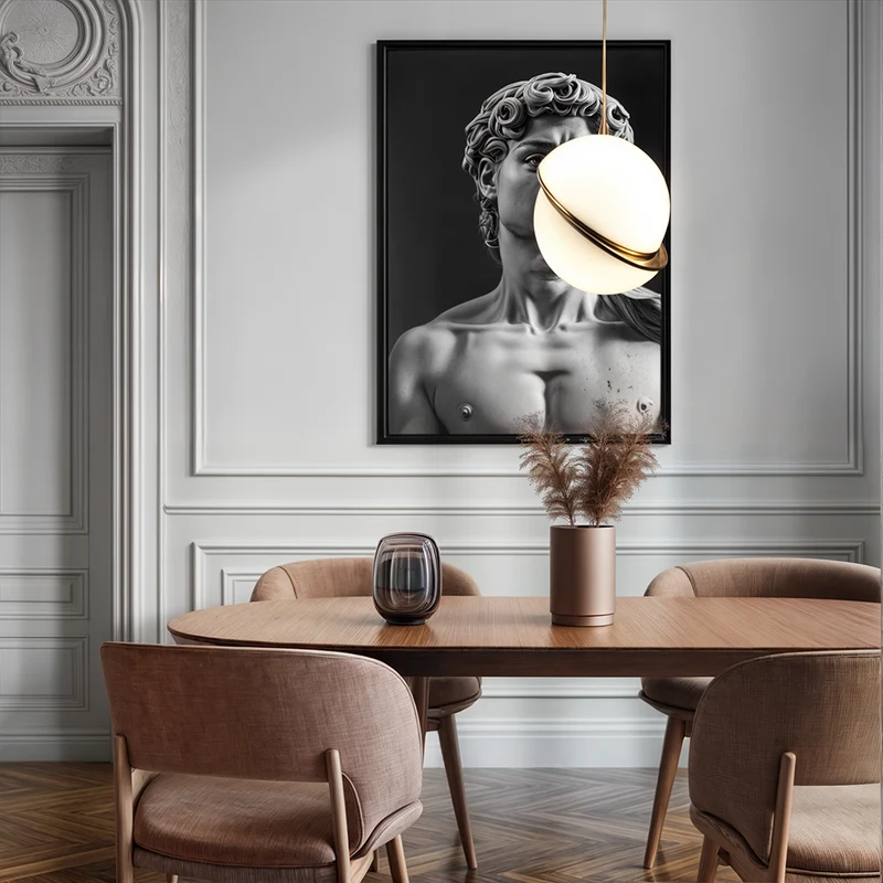 Euroselle Planet Pendant Light Modern Iron Celestial Ceiling Lamp