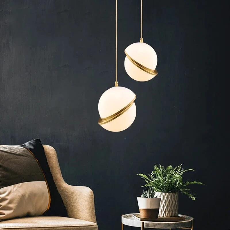 Euroselle Planet Pendant Light Modern Iron Celestial Ceiling Lamp