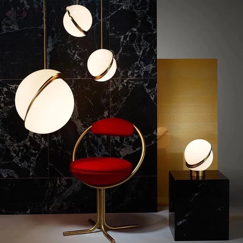 Euroselle Planet Pendant Light Modern Iron Celestial Ceiling Lamp