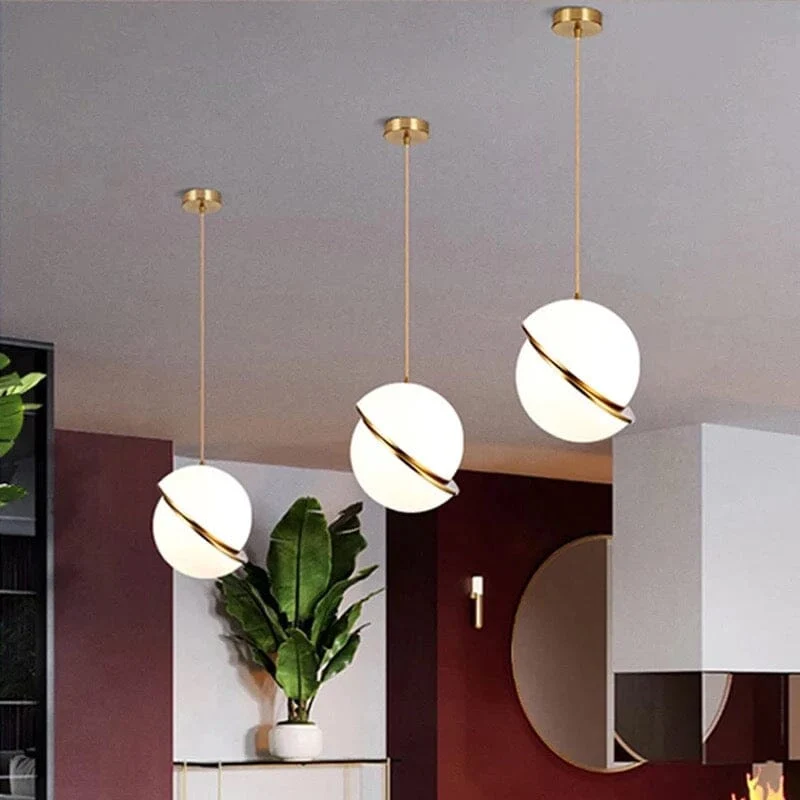 Euroselle Planet Pendant Light Modern Iron Celestial Ceiling Lamp
