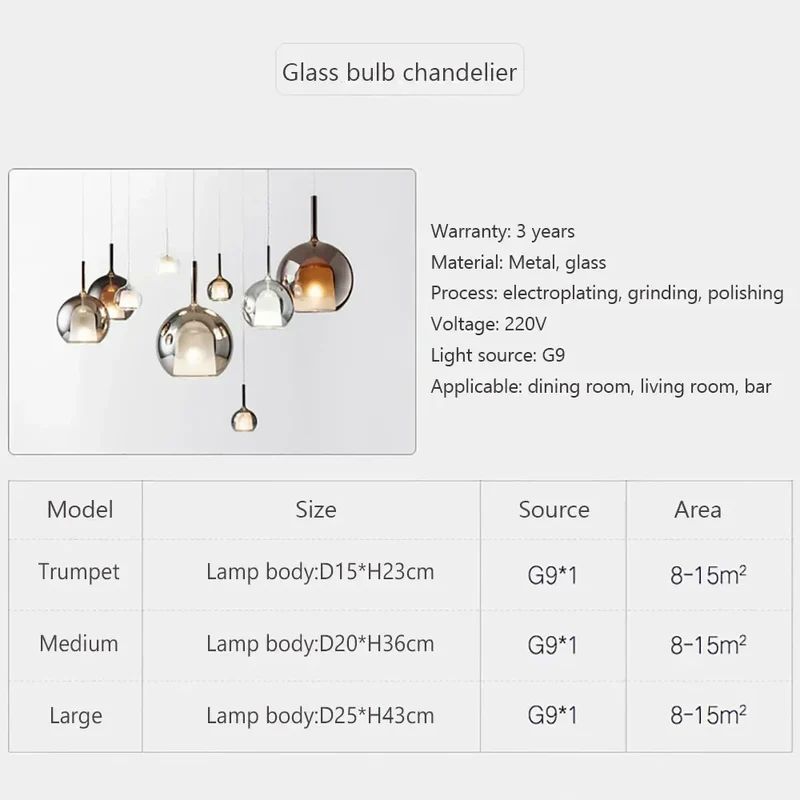 Pedera LED Glass Pendant Light From Euroselle Brand