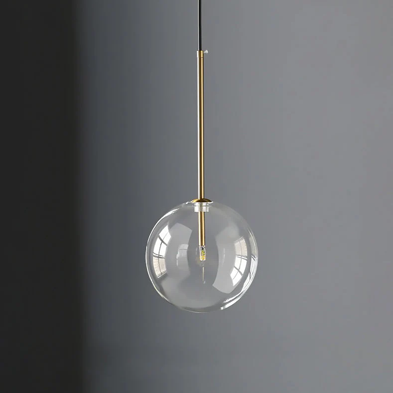 Euroselle Nord Odd Glass Sphere Pendant Light Medieval Inspired