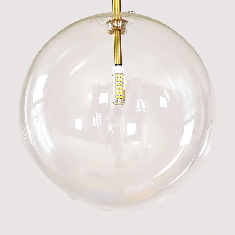 Euroselle Nord Odd Glass Sphere Pendant Light Medieval Inspired