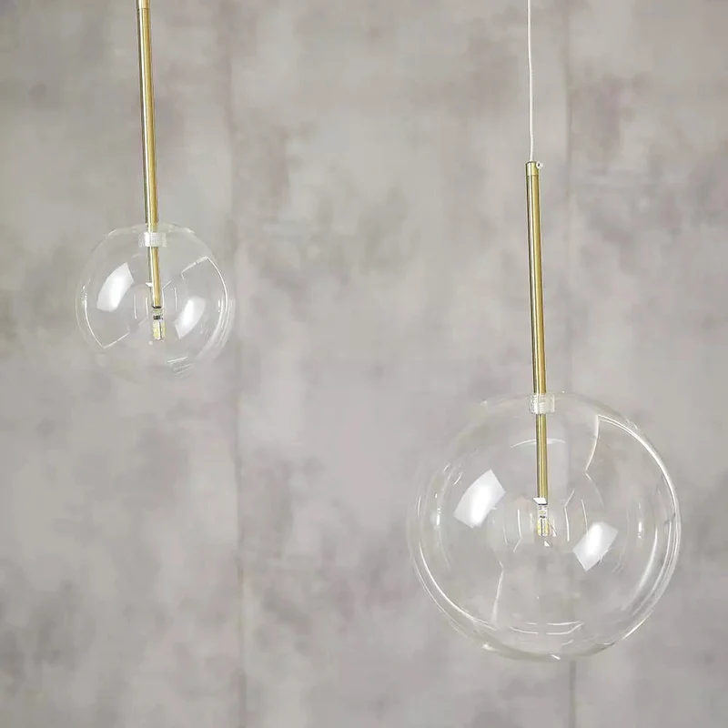 Euroselle Nord Odd Glass Sphere Pendant Light Medieval Inspired