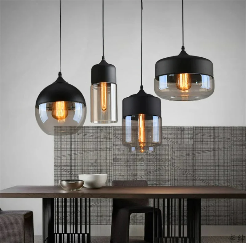 Jevaglo Pendant Light in Glass and Wood by Euroselle